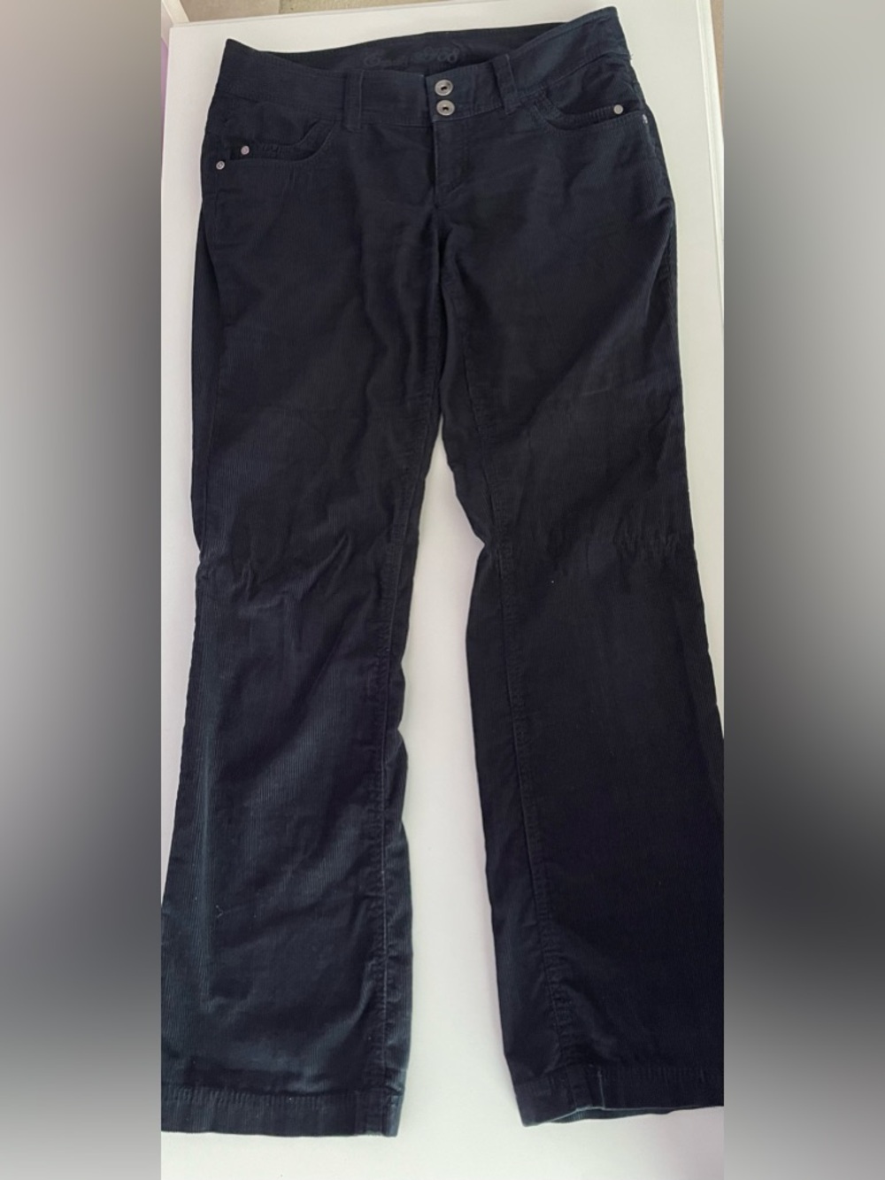 Esprit Women's Navy Blue Boot Cut Corduroy Pants